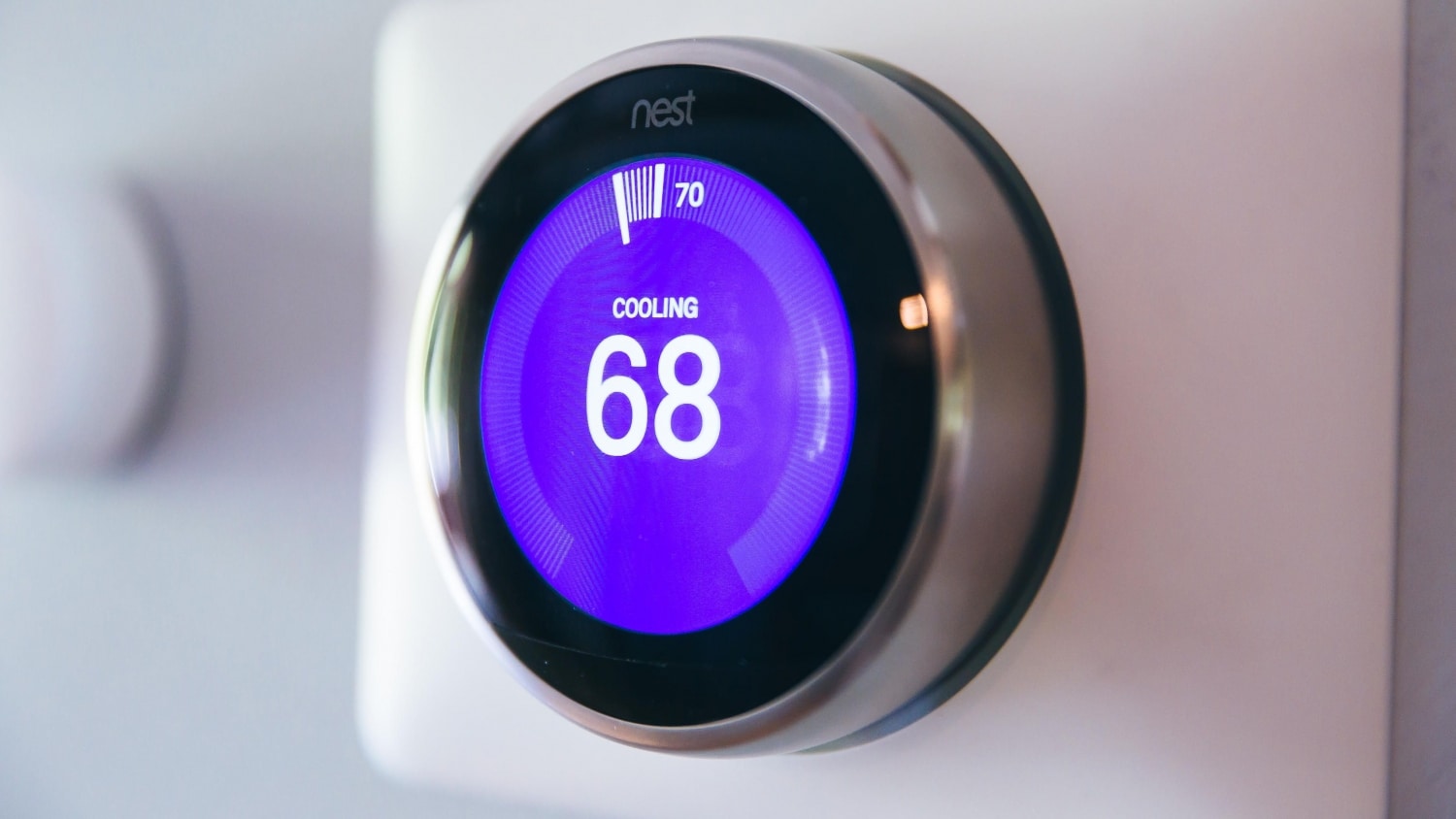 Nest thermostat installed by CIA