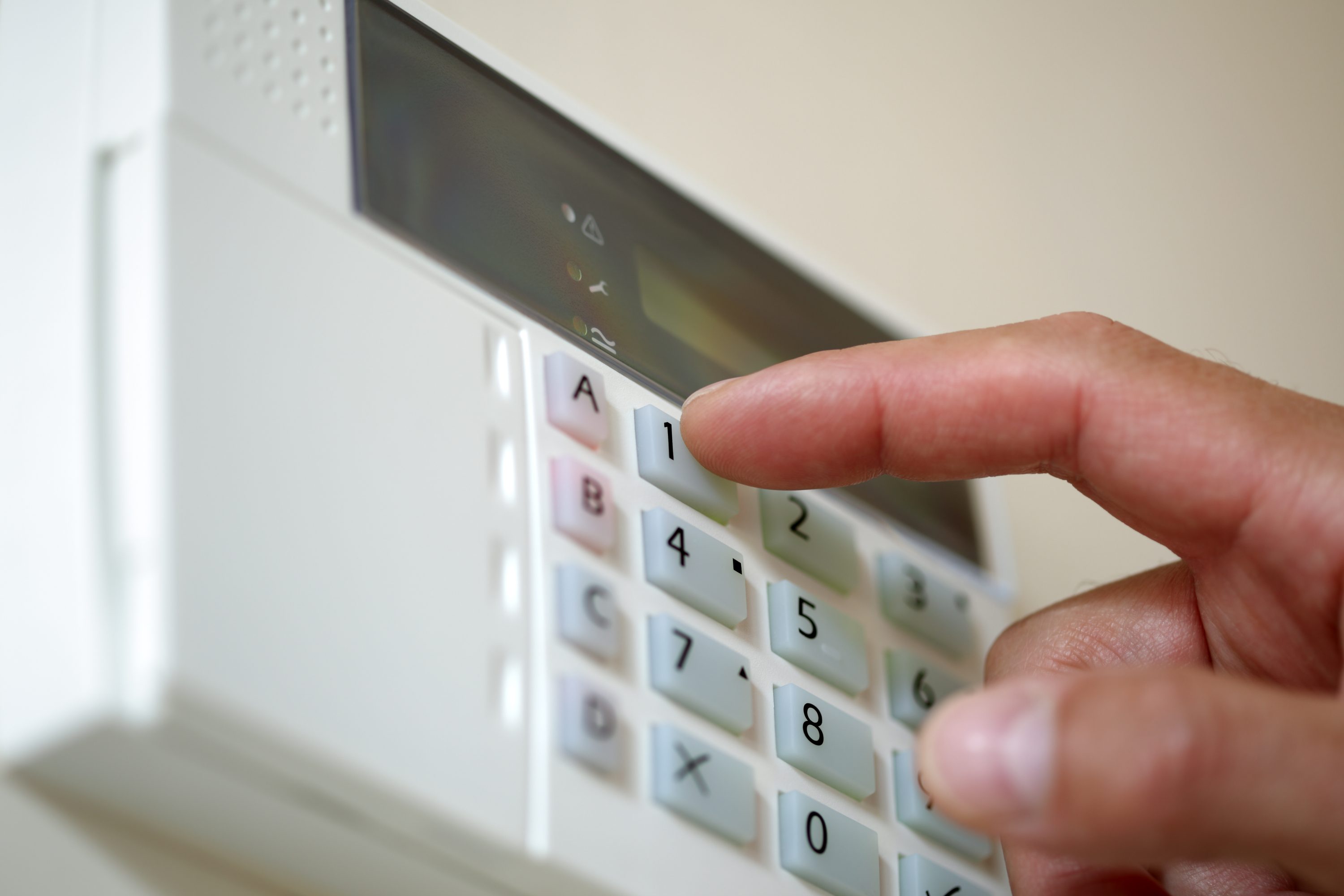 Security and Fire Alarm Keypad